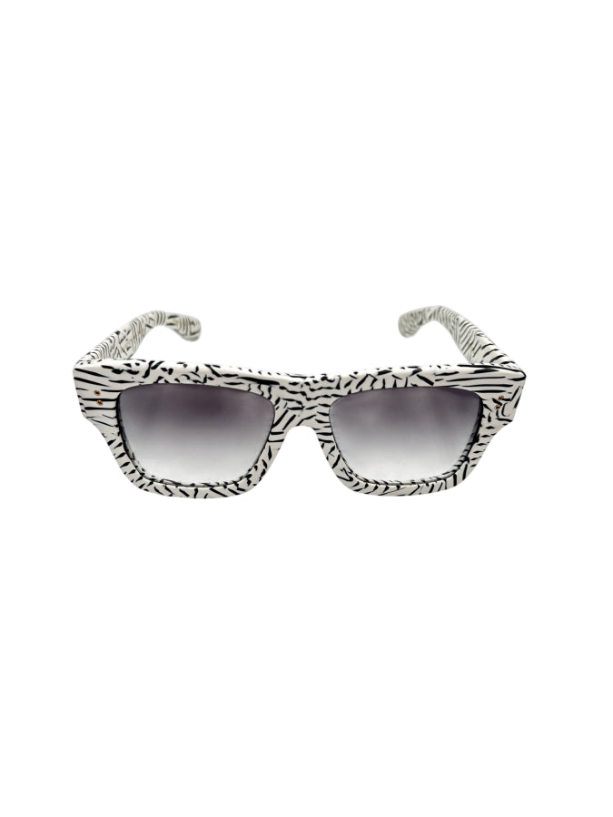 Exquisite DITA Creator DRX-20004-C-WZB-54 White/Black Pattern Sunglasses